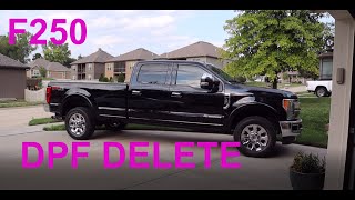 2017 F250 67 DPF DELETE [upl. by Enoob]