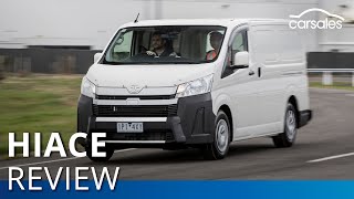 2019 Toyota HiAce Review  carsales [upl. by Blondell]