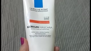 MÁSCARA KERIUM LA ROCHE POSAY HIDRATAÇÃO POTENTE PARA CABELOS Testei Resenha [upl. by Ziza]