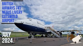 British Airways Negus GCIVB Boeing 747 Cotswold Airport [upl. by Neleb]