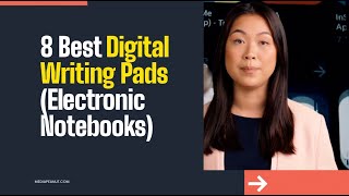 I tested the 8 Best Digital Writing Pads Electronic Notebooks [upl. by Attenyt]