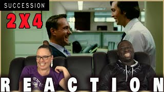 Succession 2x4 Safe Room Reaction FULL Reactions on Patreon [upl. by Ynaffets]