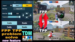 PUBG MOBILE  How to change Classic control Tpp to Fpp  TDM to Classic settings change BGMI [upl. by Noemis]