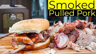 Pit Boss Smoked Pulled Pork  Vertical Pellet Smoker [upl. by Siraved]