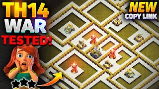 NEW TH14 WAR BASE 2024  BEST WARTROPHYCWL Base Design Link for TOWN HALL 14  CLASH OF CLANS [upl. by Stahl360]