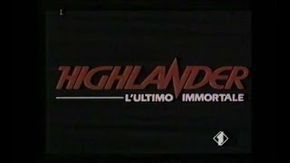 Highlander  Lultimo immortale Russell Mulcahy 1986 Titoli in Italiano  Italia Uno 1990 [upl. by Charlena]