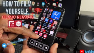 How To Use Your iPhone or iPad As A Secondary Monitor To Record Yourself  FiLMiC Remote [upl. by Nellad11]