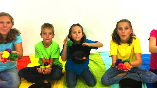 Learn English Words Pretend Play Vegetables and Fruits with Sign Post Kids [upl. by Alba]