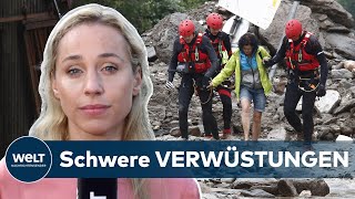 SCHWERE UNWETTER in KÄRNTEN Ortschaften verwüstet  Häuser durch Murenabgänge verschüttet [upl. by Fara988]