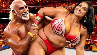 Indian woman Sheela vs Hulk Hogan The Best Intergender Match in WWE History  WWE October 08 2024 [upl. by Roxana]