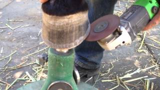 Hoof trimming a Barefoot Horse Using a Grinder  Part 2  Training the Eye Rick Gore Horsemanship [upl. by Maren]