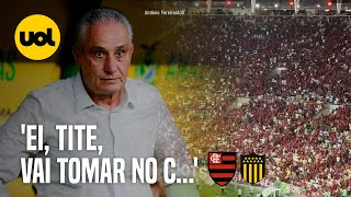 FLAMENGO X PEÑAROL TORCIDA XINGA TÉCNICO NO MARACANÃ NA LIBERTADORES EI TITE VAI TOMAR NO C [upl. by Zel]