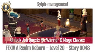 FFXIV Unlock Job Quests  Sylphmanagement  Story 0048  A Realm Reborn [upl. by Euton]