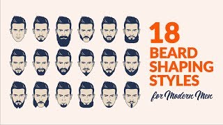 Beard Trimming Styles  How To Shape A Beard  Beard Grooming And Trimming Tips A Guide To Shave [upl. by Lleumas]