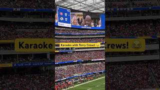 Terry Crews quotA Thousand Milesquot Karaoke at 2023 Rams vs 49ers Game shorts karaoke rams 49ers [upl. by Aztiray319]