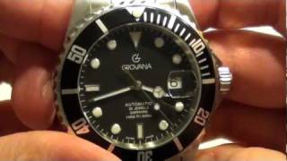 Grovana Divers Watch [upl. by Soirtemed568]