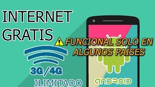 ¡Cómo tener Datos Móviles ilimitados en Android 2017 [upl. by Koosis47]