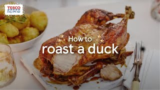 How to Roast a Duck  Tesco [upl. by Kcerred735]