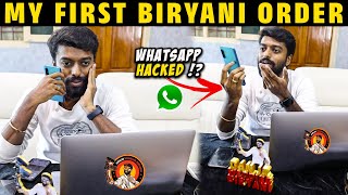 Taking My First BIRYANI order WENT WRONG 😢 Whatsapp Hacked  DAN JR VLOGS [upl. by Worlock]