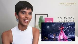 Nandita Banna Miss Universe Singapore 2021 Reacts to her 70th Miss Universe Competition [upl. by Rawdan]