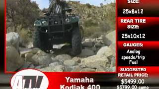 ATV Television  2003 Yamaha Kodiak 400 Test [upl. by Eliseo]