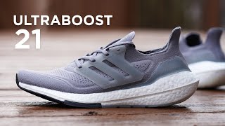 The Most BOOST EVER Adidas ULTRABOOST 21 Review amp On Feet [upl. by Saffian]