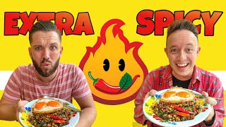 SPICIEST PAD KAPRAO at Phed Mark 🌶️ MARK WIENS Restaurant Bangkok  5 minute Fridays Ep3 [upl. by Elegna]