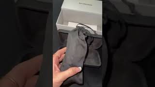 Unboxing my new Balenciaga Limited Edition LED Sunglasses [upl. by Wagoner]