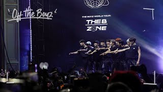 OFF THE BOYZ THE BOYZ WORLD TOUR  THE BZONE IN USA Behind 1 [upl. by Rhyner]