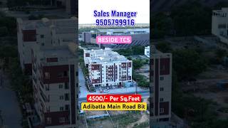 Only 53 Lakhs For 2BHK Flats for Sale in Adibatla beside TCS  Adibatla Flats  Adibatla TCS [upl. by Marcoux58]