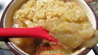 Recette de mug crumble rhubarbe amande [upl. by Banyaz]