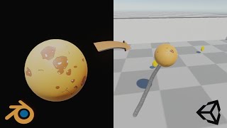 Blender to Unity  Importing a procedural texture [upl. by Griffy11]