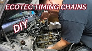 How to Replace a Timing Chain on a Toyota Tundra 57l V8 3urfe [upl. by Horne960]