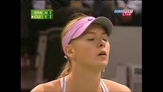 Maria Sharapova vs Kim Clijsters YEC 2006 First Set [upl. by Zaller]