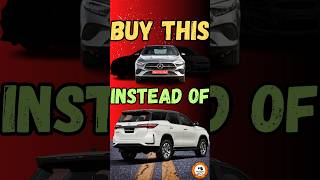 Buy these cars instead of fortuner  ♠️💯 shortsfeed shorts [upl. by Eenhat334]