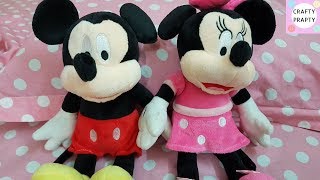 Mickey Mouse and Minnie Mouse Doll UNBOXING  Mickey Mouse and Minnie Mouse Plush toy  Toy Review [upl. by Ahmar636]