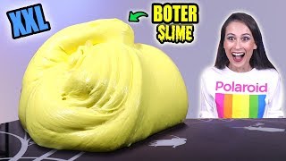 VOOR T EERST MEGA BOTERSLIJM MAKEN  Slime Sunday [upl. by Raffaj]