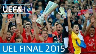 Sevilla v Dnipro 2015 UEFA Europa League final highlights [upl. by Meesaw]