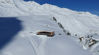 Winterwanderung amp Skidootransport zur Schönwieshütte in Obergurgl Hochgurgl [upl. by Zelda]