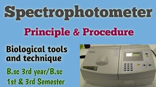 Using a spectrophotometer [upl. by Ayahs254]