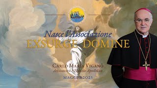 NASCE LASSOCIAZIONE EXSURGE DOMINE  Video in italiano [upl. by Messab468]