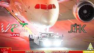 🔴LIVE JFK AIRPORT ACTION  John F Kennedy International  Live Plane Spotting [upl. by Ahsets]