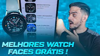 OS Melhores WATCH FACES GRÁTIS para SMARTWATCH com Wear OS [upl. by Retsel]