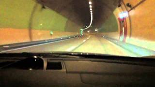 Porsche Panamera 4S Acceleration Sound in Tunnel [upl. by Arihay]