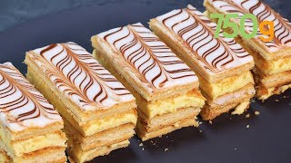 Recette du millefeuille traditionnel maison  750g [upl. by Douty]