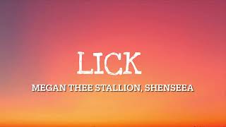 Megan Thee Stallion Shenseea  LICK Lyrics [upl. by Amak]