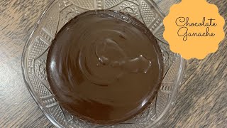 2minute No Cream CHOCOLATE GANACHE recipe [upl. by Astrix]