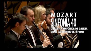 W A Mozart Symphony nº 40  Dima Slobodeniouk  Sinfónica de Galicia [upl. by Dnob]