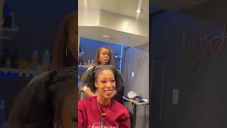 Trim HairHealthMatters TrimTime SleekHairJourney SilkPressMagic SmoothAndSleek HealthyHair [upl. by Birkett]