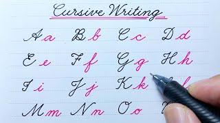 Cursive writing a to z  Cursive abcd  Cursive handwriting practice abcd  Cursive letters abcd abc [upl. by Chevy413]